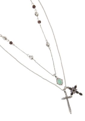 Lucky Brand Jewelry Cross Charm Necklace