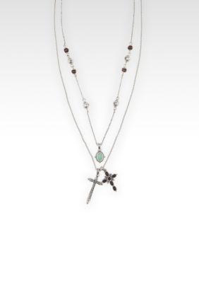 Lucky Brand Jewelry Cross Charm Necklace