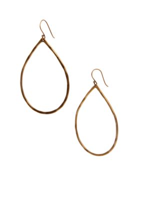 Lucky Brand Jewelry Teardrop Hoop Earrings