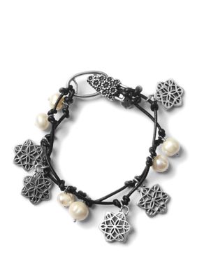 Lucky Brand Jewelry Charm Leather Bracelet