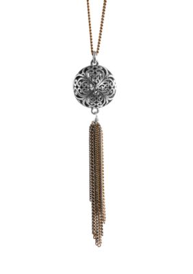 Lucky Brand Jewelry Tassel Necklace