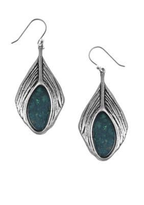 Lucky Brand Jewelry Feather Earring