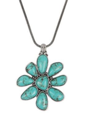 Lucky Brand Jewelry Floral Pendant