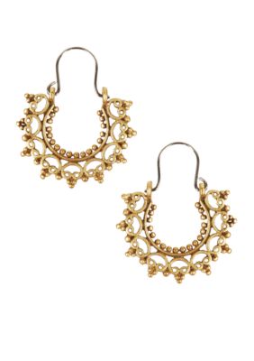 Lucky Brand Jewelry Filigree Hoops