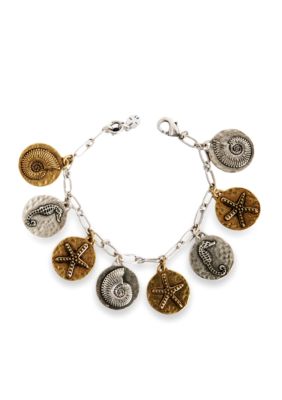 Lucky Brand Jewelry Sealife Charm Bracelet
