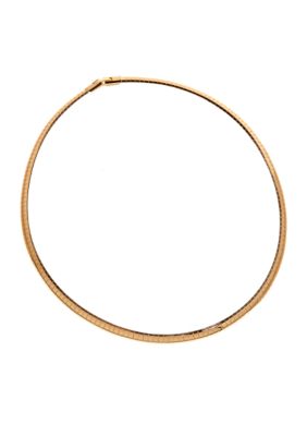 New Directions Gold Tone 18-in. Omega Collar
