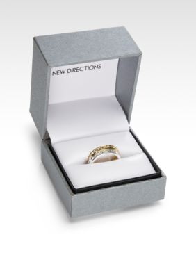 ND&reg; New Directions Gold and Silver Wedding Bands