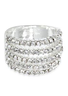 New Directions&reg; Five Row Pave Ring