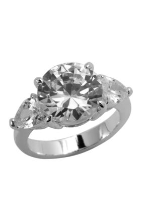 New Directions Pear Accent Ring