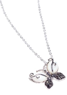 New Directions Mother of Pearl Butterfly Pendant   