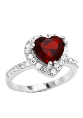 New Directions Pave Heart Ring