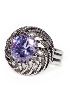 New Directions Round Swirl Ring