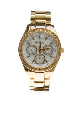 Kim Rogers Women's Gold Bracelet Watch