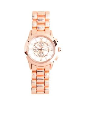 Kim Rogers Rose Gold Bracelet Watch