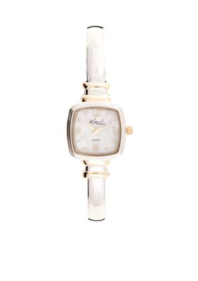 Kim Rogers Square Bangle Watch