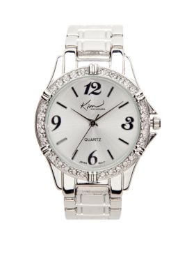 Kim Rogers Watch - Small Silver Boyfriend Style