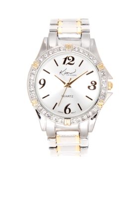 Kim Rogers Two Tone Silver Gold Watch