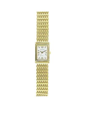 Kim Rogers Women's Gold Mesh Link Watch