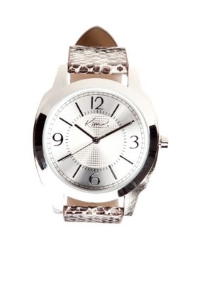 Kim Rogers&reg; Black Snake Watch