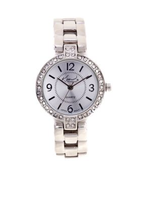 Kim Rogers Silver Link Watch