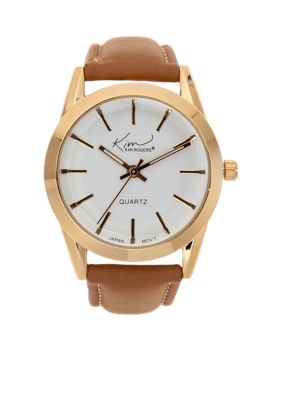 Kim Rogers Round Strap Watch