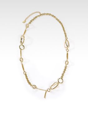 Kristin Davis Multi Gold Link Chain Necklace