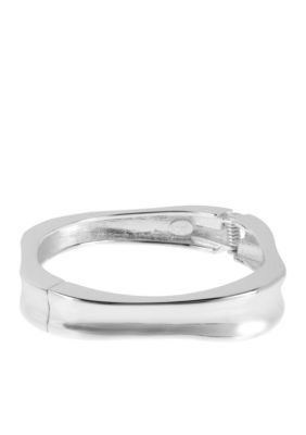 Robert Lee Morris Square Hinged Bangle Bracelet