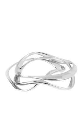 Robert Lee Morris Wavy Bangle Bracelet Set