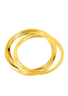 Robert Lee Morris Multi Flat Bangle Bracelets