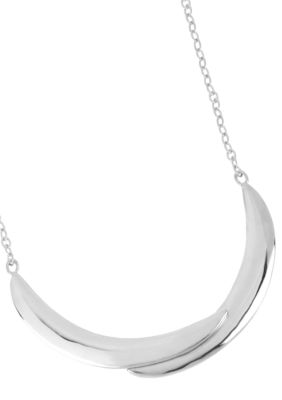 Robert Lee Morris Bypass Sculptural Frontal Necklace