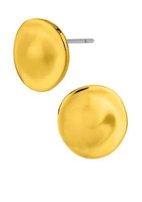 Robert Lee Morris Concave Disc Stud Earring