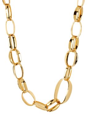 Robert Lee Morris Oval Link Necklace