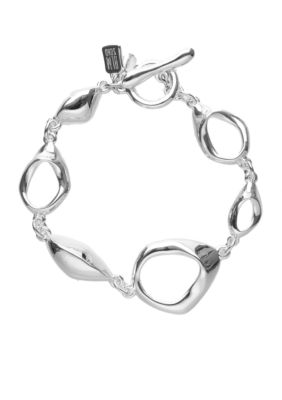 Robert Lee Morris Sculptural Link Toggle Bracelet