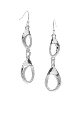 Robert Lee Morris Sculptural Double Link Drop Earring