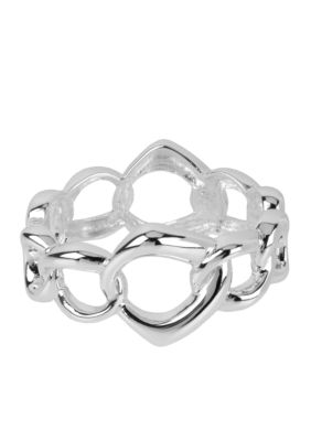 Robert Lee Morris Geometric Hinged Bangle Bracelet