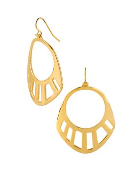 Robert Lee Morris Geometric Cut-Out Drop Earring