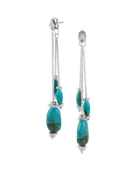 Robert Lee Morris Geometric Bead Linear Earring