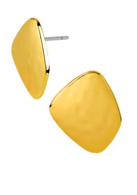 Robert Lee Morris Hammered Geometric Stud Earring