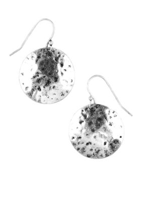 Nine West Vintage America Collection Earring - Antique Silver Small Drop