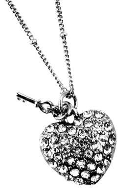Nine West Vintage America Collection Heart Necklace