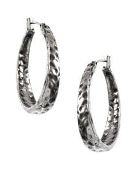 Nine West Vintage America Collection Click It Hoop Earrings