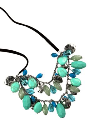 Nine West Vintage America Collection Frontal Necklace