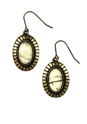 Nine West Vintage America Collection Stone Drop Earring