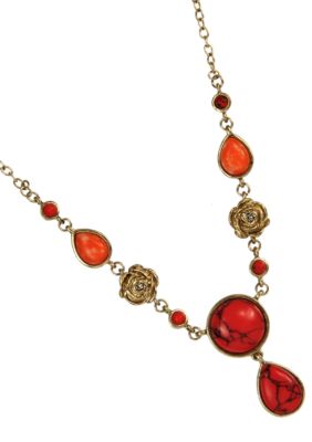 Nine West Vintage America Collection Frontal Necklace
