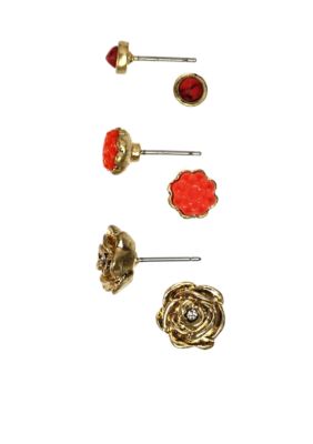 Nine West Vintage America Collection Pierced Stud Earring Trio