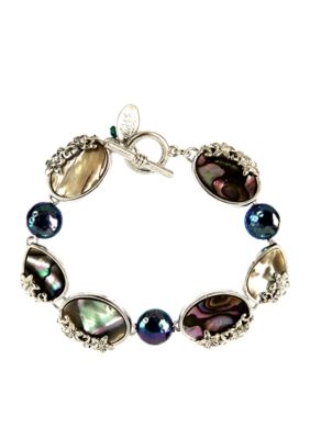 Nine West Vintage America Collection Genuine Abalone Bracelet