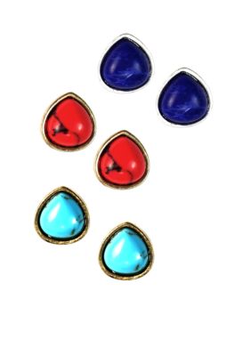 Nine West Vintage America Collection Stud Earring Trio