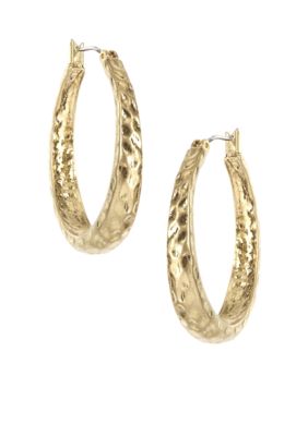 Nine West Vintage America Collection Click It Hoop Earrings