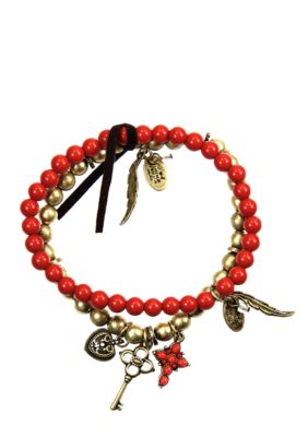 Nine West Vintage America Collection Charm Stretch Bracelet