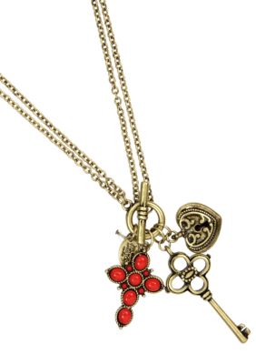 Nine West Vintage America Collection Charm Pendant Necklace